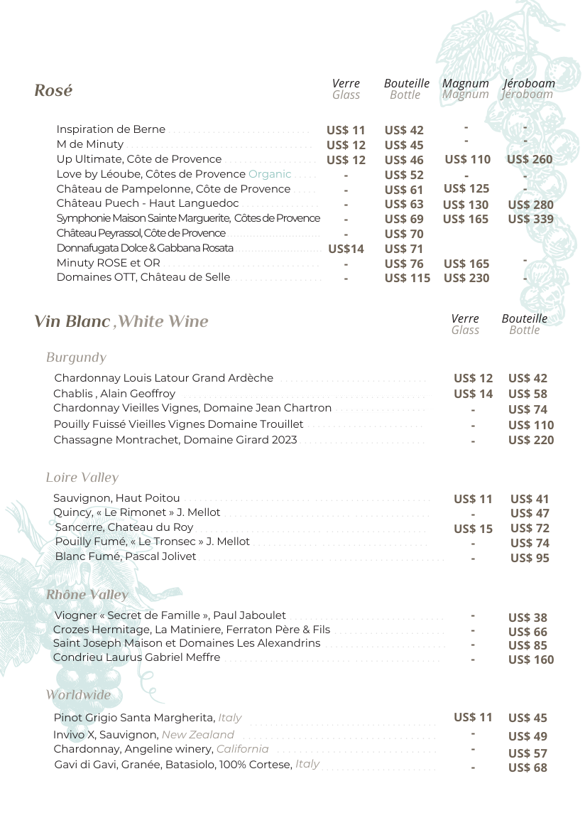 Plage menu page 6