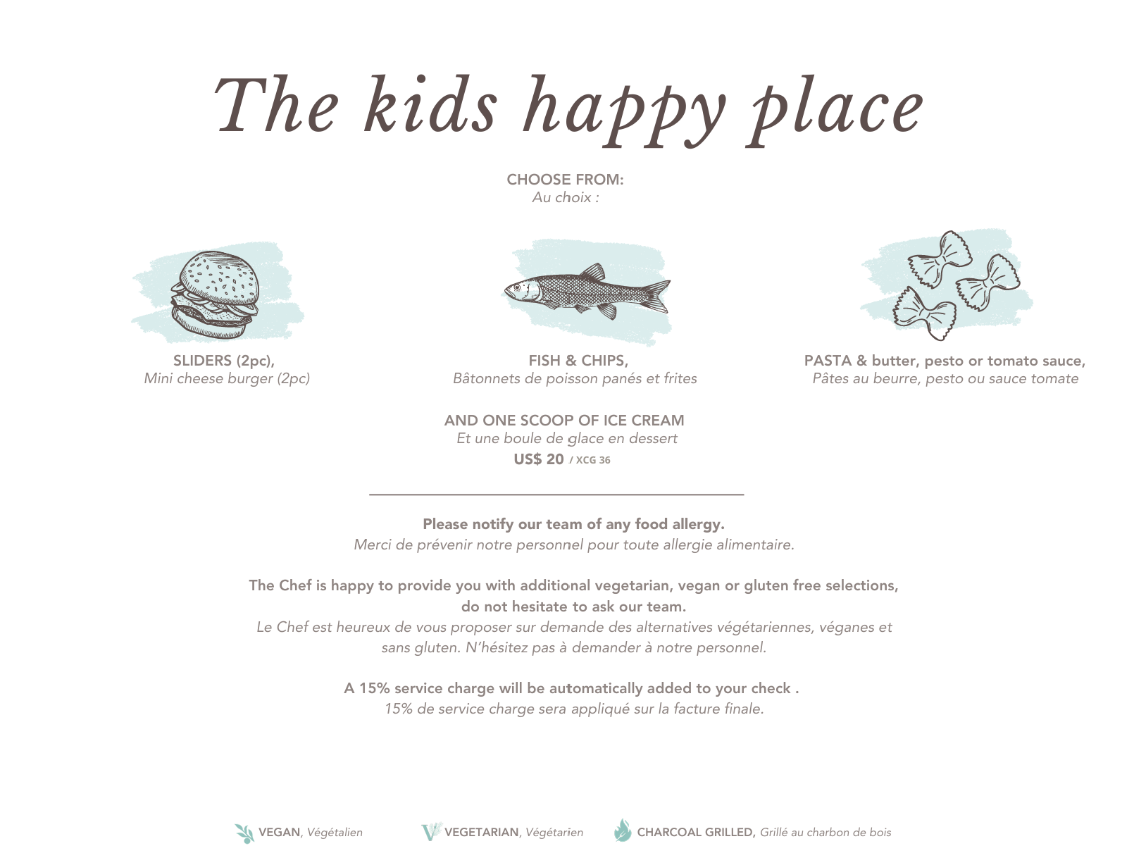 Restaurant menu page 7